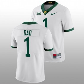 2022 Fathers Day Gift Baylor Bears Greatest Dad White Men Jersey #1