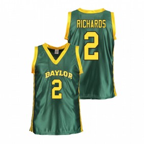 Women's Baylor Bears College Basketball #2 Green DiDi Richards Replica Jersey