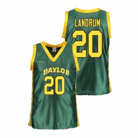 Women's Baylor Bears College Basketball #20 Green Juicy Landrum Replica Jersey